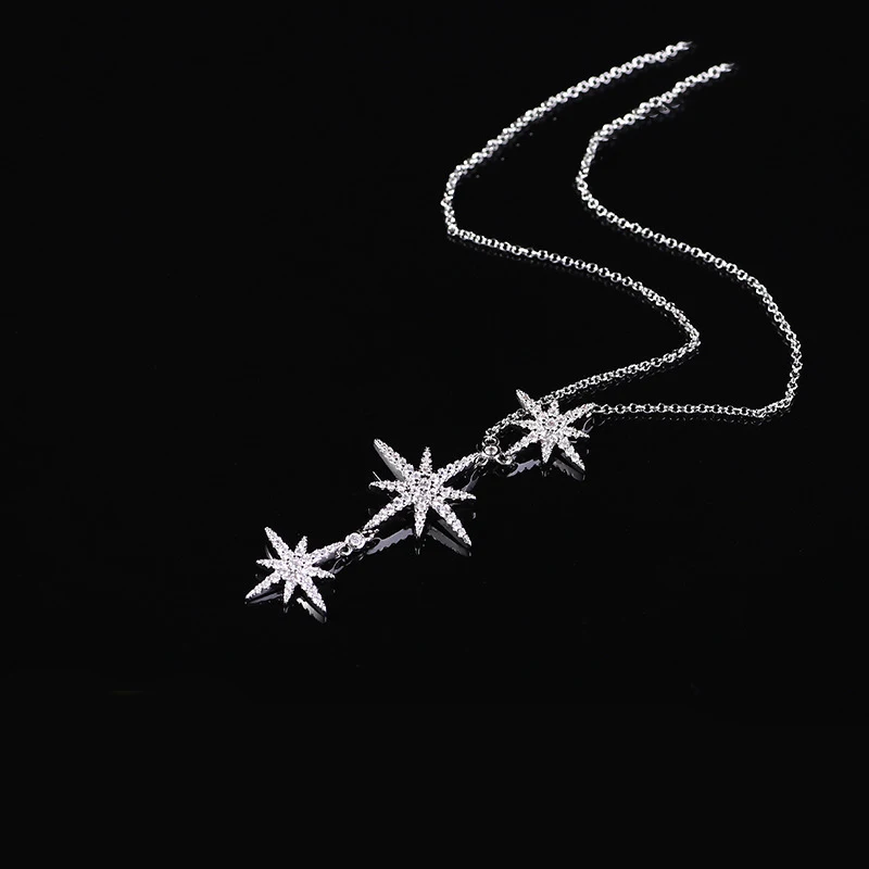 S925 sterling silver classic six-pointed star three-star retractable necklace personality double meteor bracelet light luxury
S925 sterling silver classic six-pointed star three-star retractable necklace personality double meteor bracelet light luxury