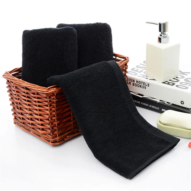 3pcs/lot 100% Cotton Solid Black Hand Face Towel Toallas High Quality Face Wash Cloth Soft Bathroom Towels 34*73cm Free shipping
3pcs/lot 100% Cotton Solid Black Hand Face Towel Toallas High Quality Face Wash Cloth Soft Bathroom Towels 34*73cm Free shipping