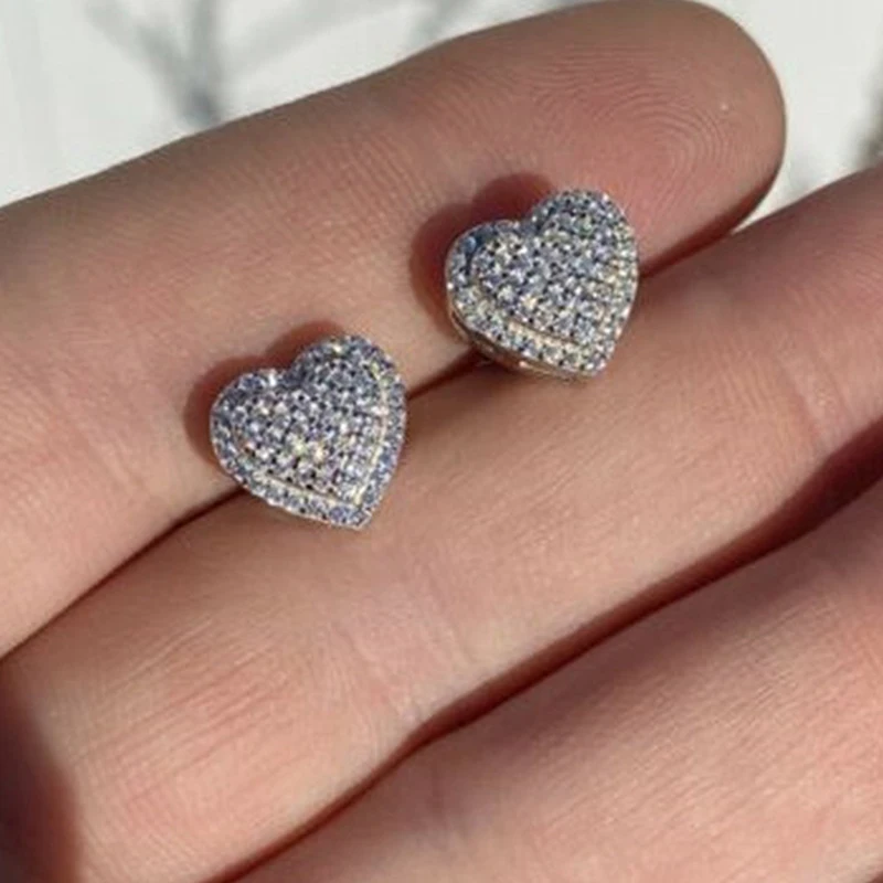 Classic Square/ Heart Shape Women Stud Earring Full Paved CZ Zircon Stone Luxury Female Wedding Earring Jewelry New Arrival Item
Classic Square/ Heart Shape Women Stud Earring Full Paved CZ Zircon Stone Luxury Female Wedding Earring Jewelry New Arrival Item