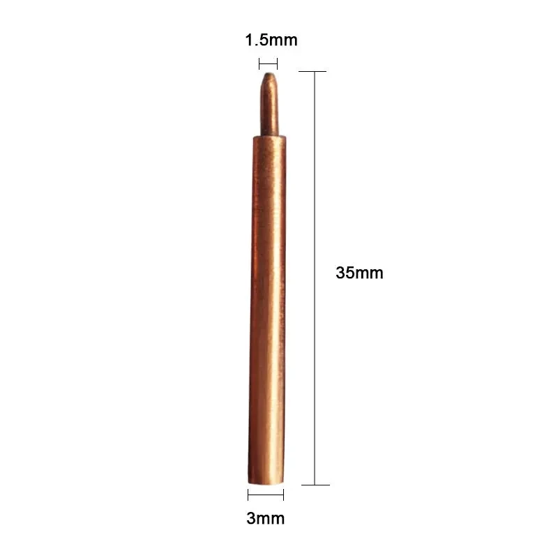 2Pcs Solder Pin Sunkko Spot Welder Welding Fixed Copper Needles Used for 737G 787A 788H 709A 709AD 797DH Spot Welding Machine
2Pcs Solder Pin Sunkko Spot Welder Welding Fixed Copper Needles Used for 737G 787A 788H 709A 709AD 797DH Spot Welding Machine