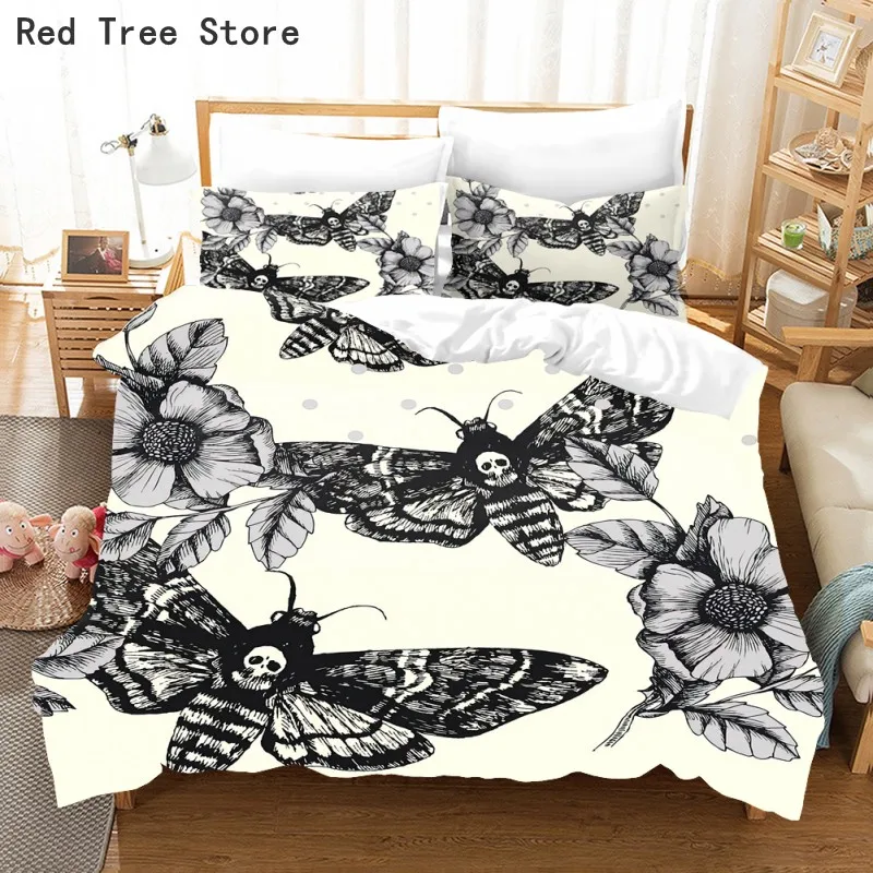 Cartoon Head Moth Skull Bedding Set Kids Adults Twin Full Queen King Size Innovative Unique Designed 3Dprinting Home Duvet Cover
Cartoon Head Moth Skull Bedding Set Kids Adults Twin Full Queen King Size Innovative Unique Designed 3Dprinting Home Duvet Cover