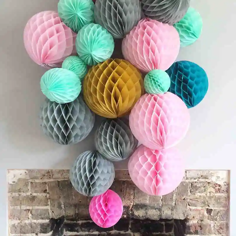 1PCS Paper lantern DIY honeycomb ball flower ball family party decorate shop window hang decorations festival lilies decoration
1PCS Paper lantern DIY honeycomb ball flower ball family party decorate shop window hang decorations festival lilies decoration