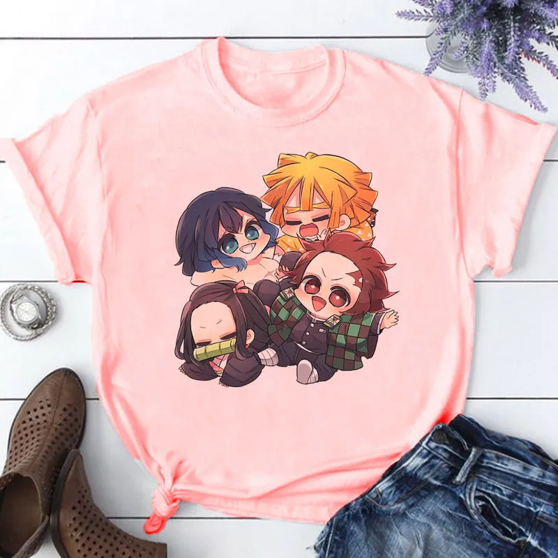 Fashion Japanese Anime Print Women Pink T-shirt Casual Street Round Neck Ladies Short Sleeve Plus Size Fashion Female Clothes
Fashion Japanese Anime Print Women Pink T-shirt Casual Street Round Neck Ladies Short Sleeve Plus Size Fashion Female Clothes