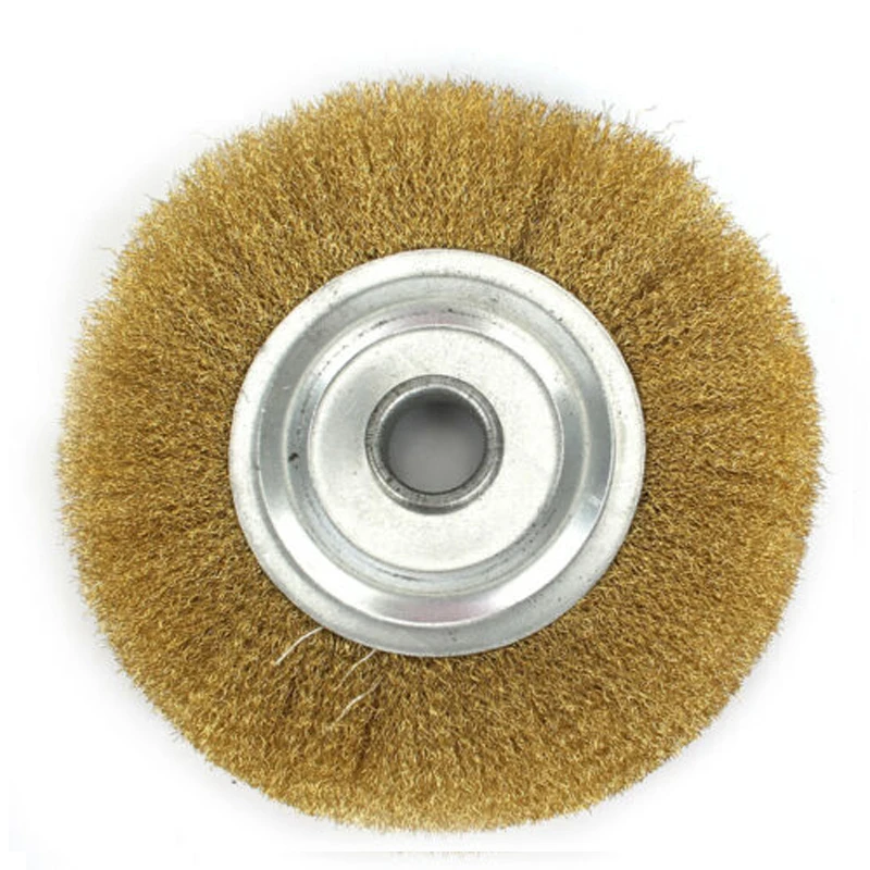 Copper Wire wheel brush Metal Cleaning Rust Removal Sanding Polishing Grinder Deburring
Copper Wire wheel brush Metal Cleaning Rust Removal Sanding Polishing Grinder Deburring