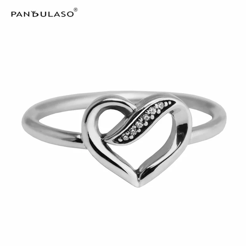 

Ленты любви, прозрачное кольцо с фианитом, искусственное серебряное ювелирное изделие, кольца для женщин, ювелирные изделия «сделай сам», обручальное кольцо
