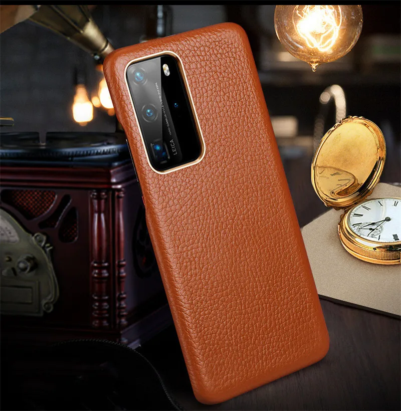 Luxury Genuine Leather Phone Case for Huawei P40 Pro Case Metal Buttons Business Cover for Huawei P40 P40 Pro Plus Armor Coques
Luxury Genuine Leather Phone Case for Huawei P40 Pro Case Metal Buttons Business Cover for Huawei P40 P40 Pro Plus Armor Coques