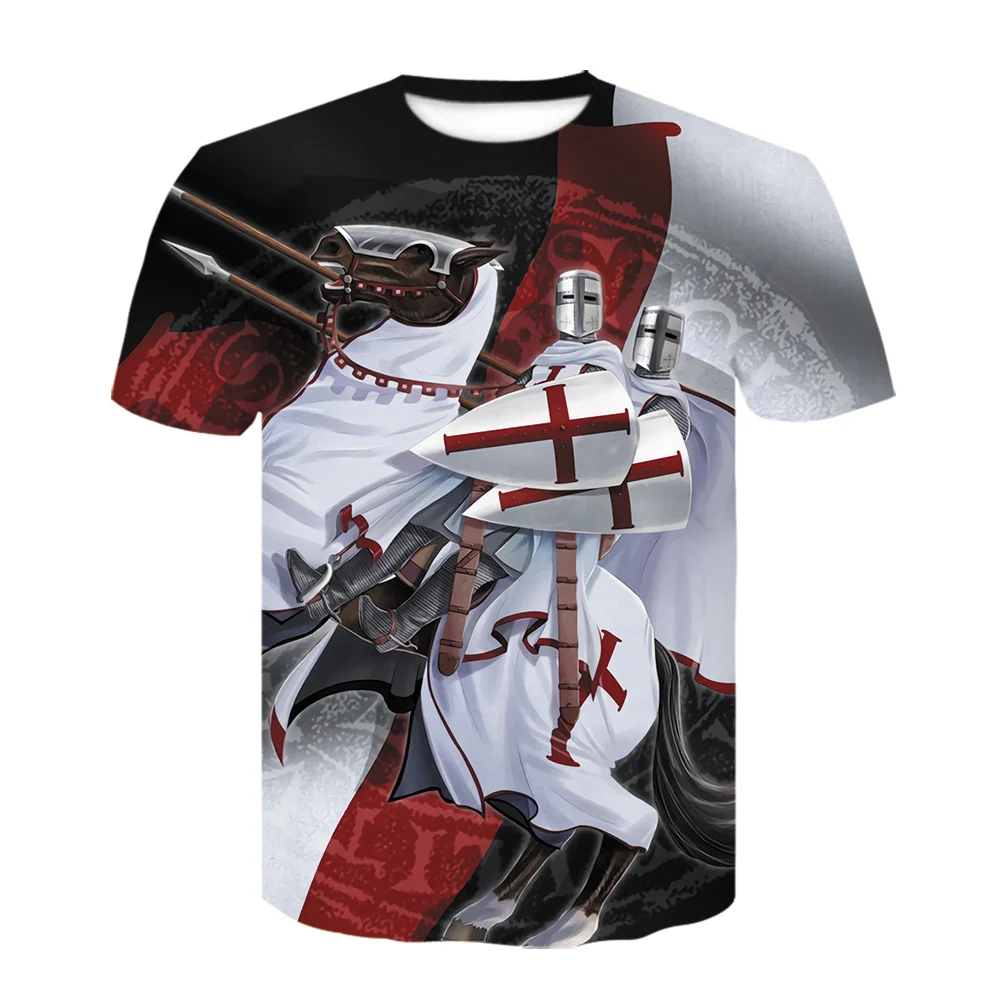 New Knights templar 3D T shirt Men/women Fashion Tshirts Cool Casual Short Sleeve T shirts Boys/girls Tees O-Neck Tops
New Knights templar 3D T shirt Men/women Fashion Tshirts Cool Casual Short Sleeve T shirts Boys/girls Tees O-Neck Tops