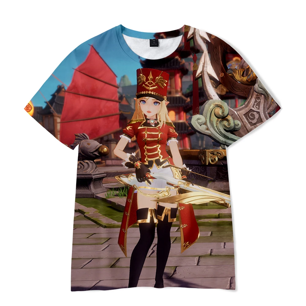 Seven Kights Revolution T shirt Eiyuu No Keishousha t-shirts 3D Regular Sleeve Casual Style O-neck Short Sleeve Unisex Tees
Seven Kights Revolution T shirt Eiyuu No Keishousha t-shirts 3D Regular Sleeve Casual Style O-neck Short Sleeve Unisex Tees