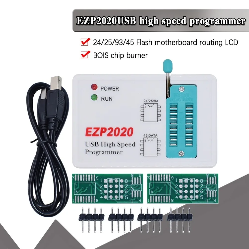 Высокоскоростной USB-программатор EZP2019 SPI с поддержкой 24 25 26 93 EEPROM 25 Flash 24 EEPROM BIOS, полный комплект для ремонта бытовой техники
Высокоскоростной USB-программатор EZP2019 SPI с поддержкой 24 25 26 93 EEPROM 25 Flash 24 EEPROM BIOS, полный комплект для ремонта бытовой техники