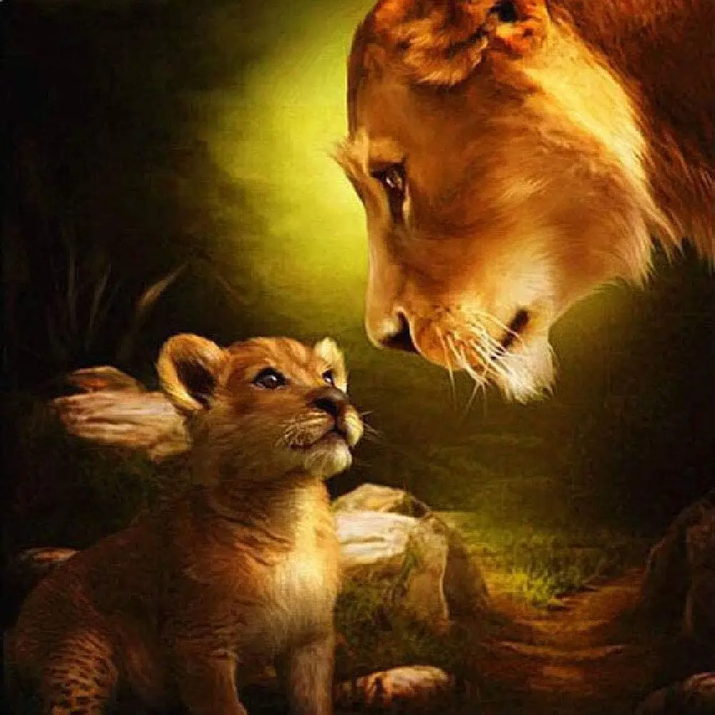 5D Full Round with AB Drill Mosaic Embroidery Lion Animal Diamond Painting Kits Cross Stitch Christmas Gift
5D Full Round with AB Drill Mosaic Embroidery Lion Animal Diamond Painting Kits Cross Stitch Christmas Gift