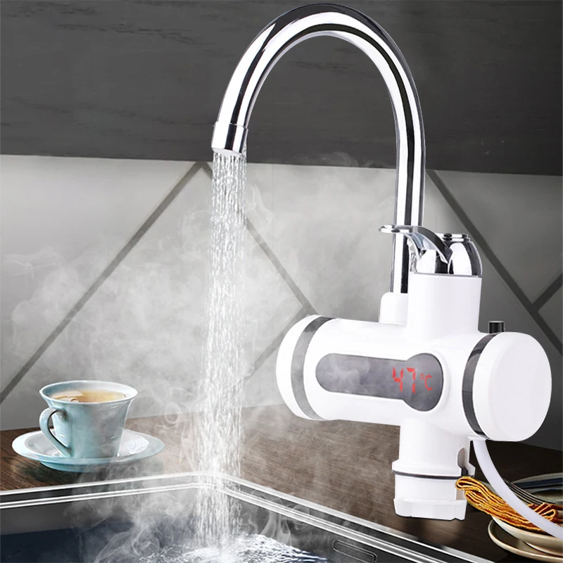 Electric Water Heater home Kitchen Cold Heating Faucet Tankless 220V Digital Display Tap Instant Hot Heating For House Shower
Electric Water Heater home Kitchen Cold Heating Faucet Tankless 220V Digital Display Tap Instant Hot Heating For House Shower