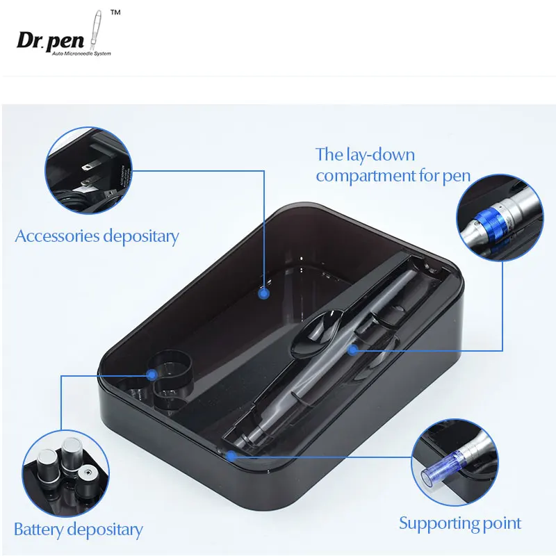 Dr Pen Ultima A6 Wireless Electric Derma Pen Micro Needle Therapy MTS Tattoos Permanent Makeup Machine Home Beauty Device