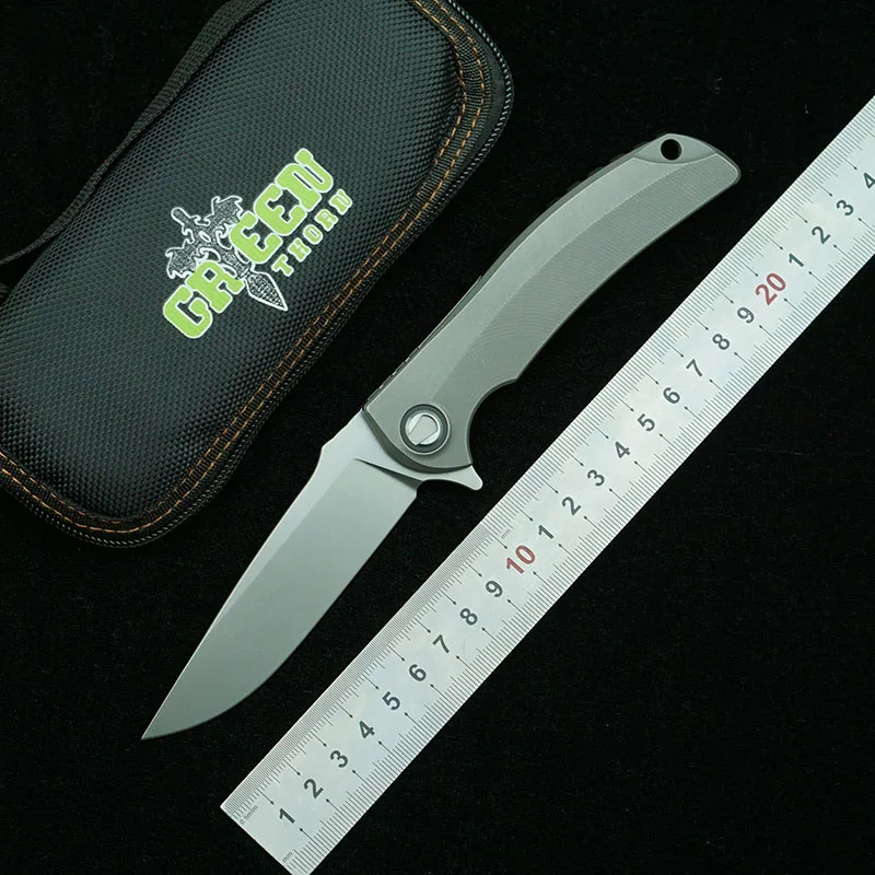 Складной нож Green Thorn Overkill D2 сталь титанового сплава ручка для дикой природы