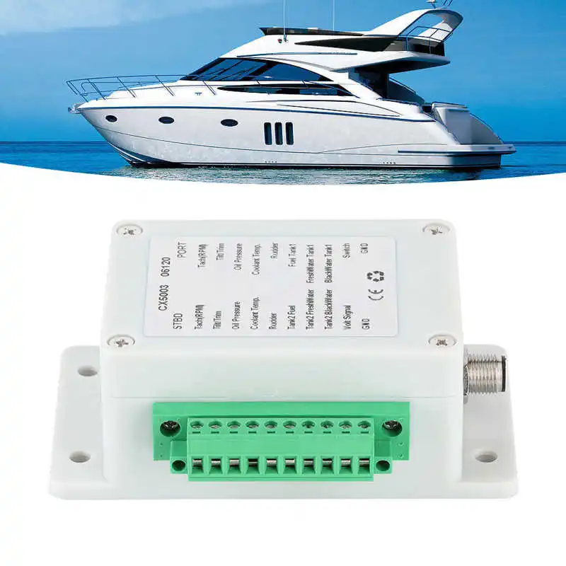 9-32V DC Converter Box Convert Sensor Singal to NMEA2000 IP67 Waterproof for Boat Yacht boat accessories
9-32V DC Converter Box Convert Sensor Singal to NMEA2000 IP67 Waterproof for Boat Yacht boat accessories