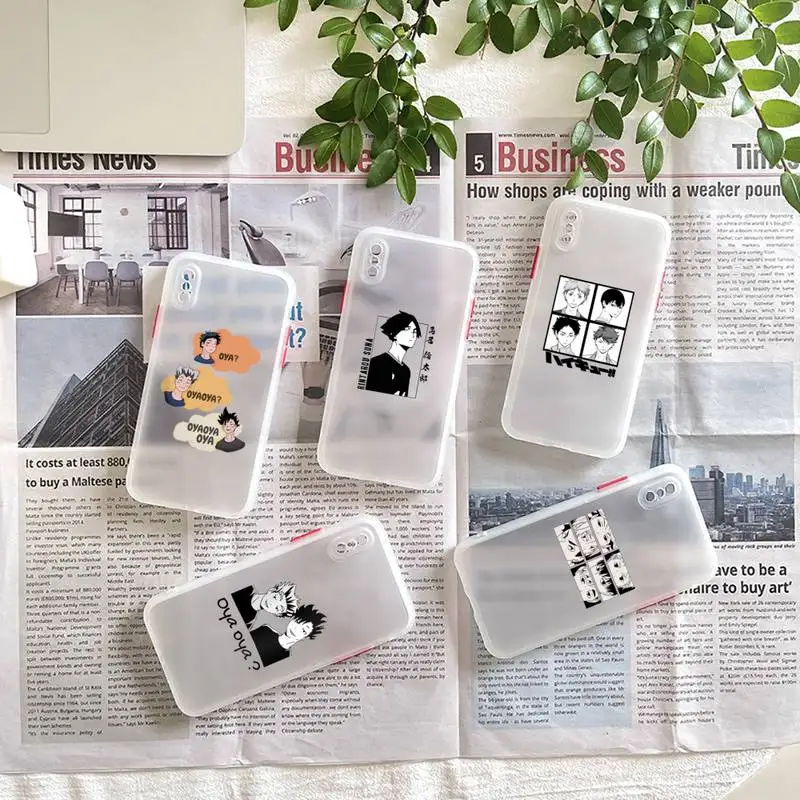 Anime Oya Haikyuu Love Volleyball Phone Case matte transparent For iphone 7 8 11 12 plus mini x xs xr pro max cover
Anime Oya Haikyuu Love Volleyball Phone Case matte transparent For iphone 7 8 11 12 plus mini x xs xr pro max cover