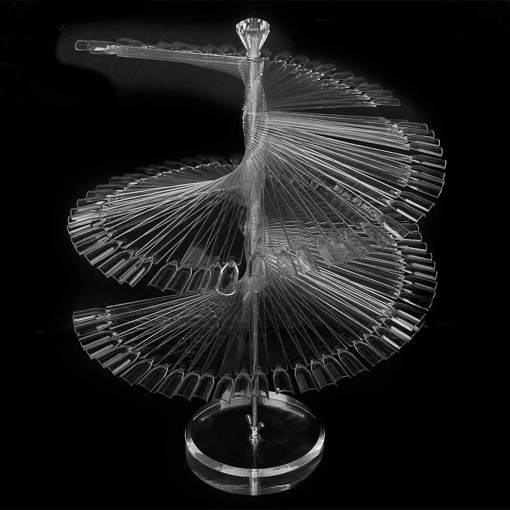 Spiral Fan Shape 120PC False Nail Art Polish Board Tips Stick Display Stand
Spiral Fan Shape 120PC False Nail Art Polish Board Tips Stick Display Stand