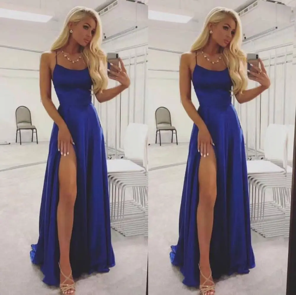 Женское вечернее платье с разрезом Ever Pretty, длинное синее простое платье для вечеринки, сексуальное бальное платье, лето 2020
Женское вечернее платье с разрезом Ever Pretty, длинное синее простое платье для вечеринки, сексуальное бальное платье, лето 2020