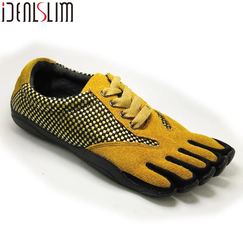 IDEALSLIM Five 5 Finger кроссовки мужские для прогулок босиком обувь на открытом воздухе