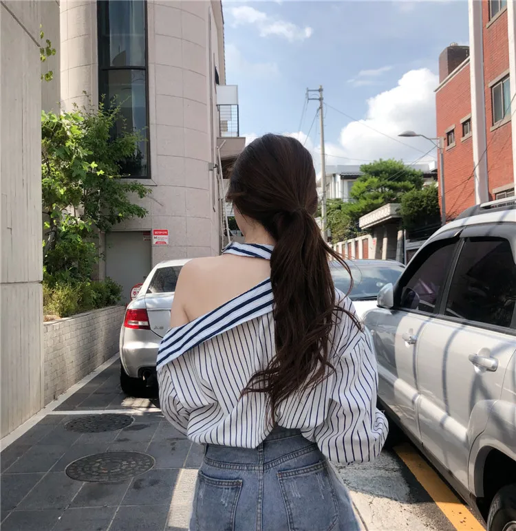 skew collar hollow out sweet striped full Spring and autumn Harajuku style tops Women's Clothing high quality fashion shirts
skew collar hollow out sweet striped full Spring and autumn Harajuku style tops Women's Clothing high quality fashion shirts