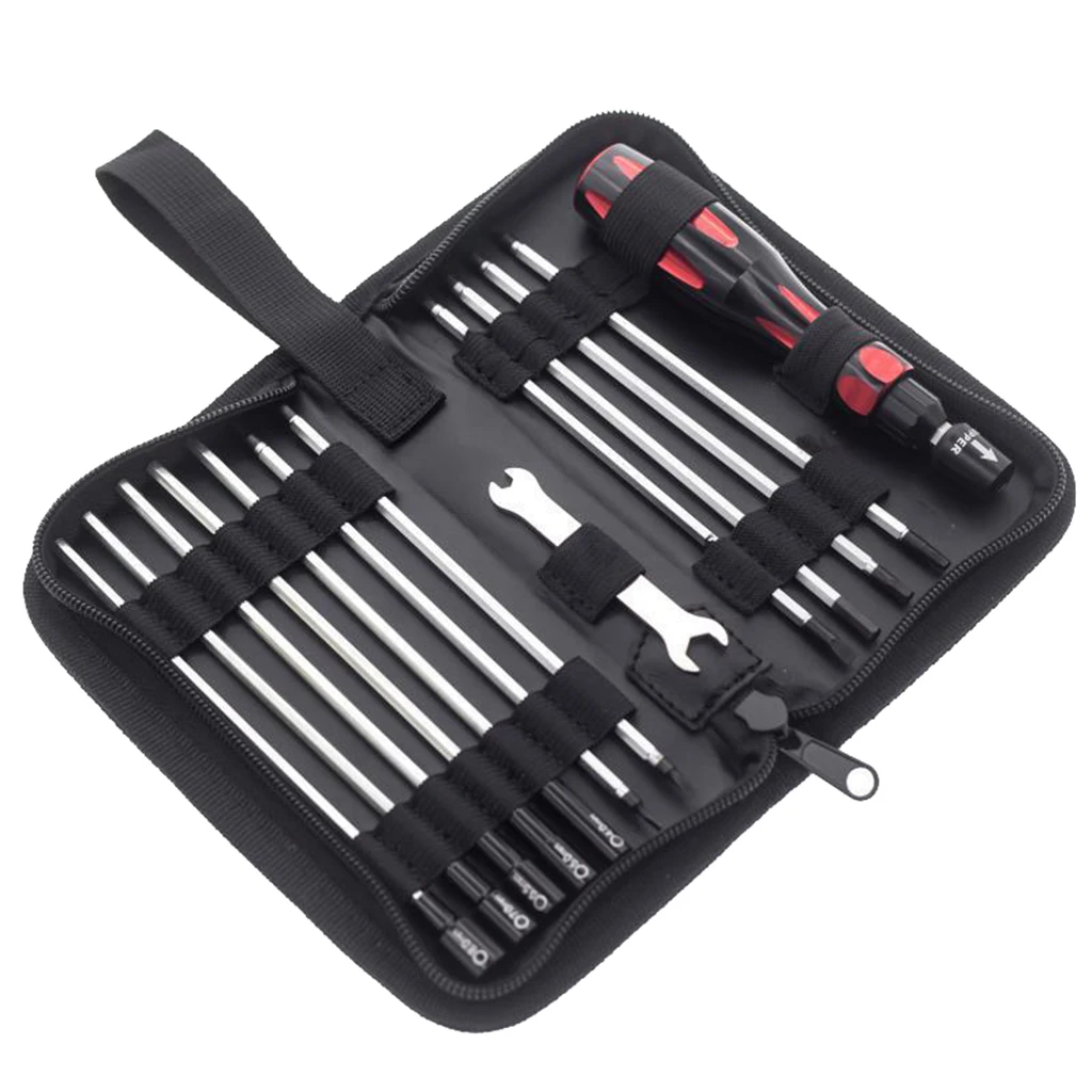 18 in 1 RC Metal Screwdrivers Repair Set Nut Driver Hexagon Wrench Tools for RC Hobby Model Boat Helicopter Accessory
18 in 1 RC Metal Screwdrivers Repair Set Nut Driver Hexagon Wrench Tools for RC Hobby Model Boat Helicopter Accessory
