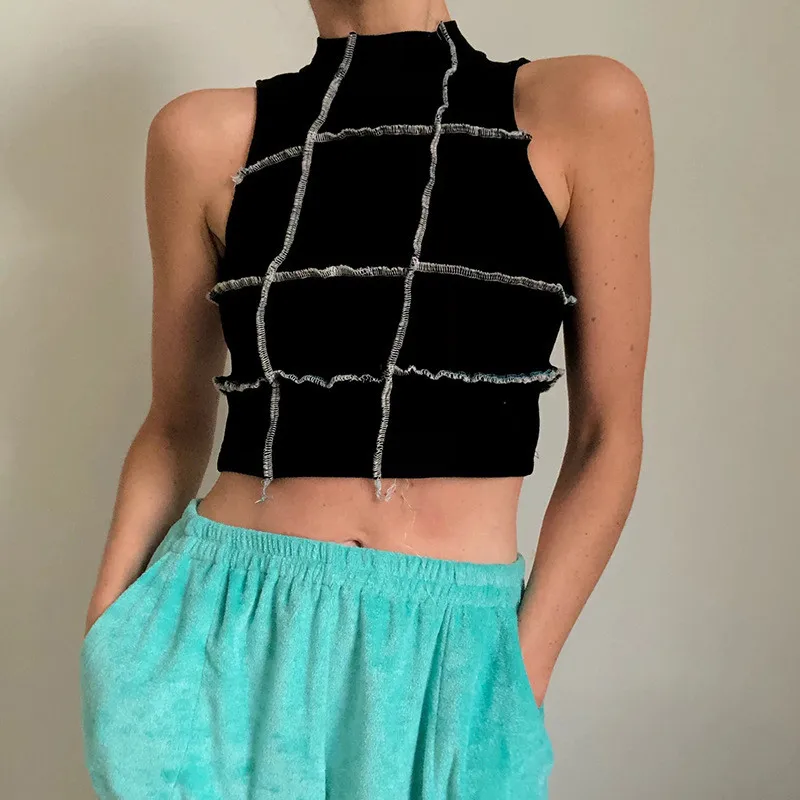 Fashion Solid Color Ribbed Knitting Vest Women Vintage Sleeveless Crop Tops Summer Street Casual Wear Tee Tank Top Female
Fashion Solid Color Ribbed Knitting Vest Women Vintage Sleeveless Crop Tops Summer Street Casual Wear Tee Tank Top Female
