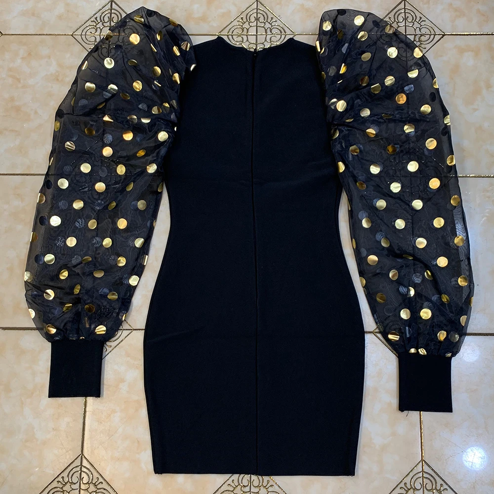 Ocstrade Sexy Mesh Dot Bandage Dress 2021 Autumn Women Lantern Long Sleeve Black Bandage Dress Bodycon Club Night Party Dress
Ocstrade Sexy Mesh Dot Bandage Dress 2021 Autumn Women Lantern Long Sleeve Black Bandage Dress Bodycon Club Night Party Dress