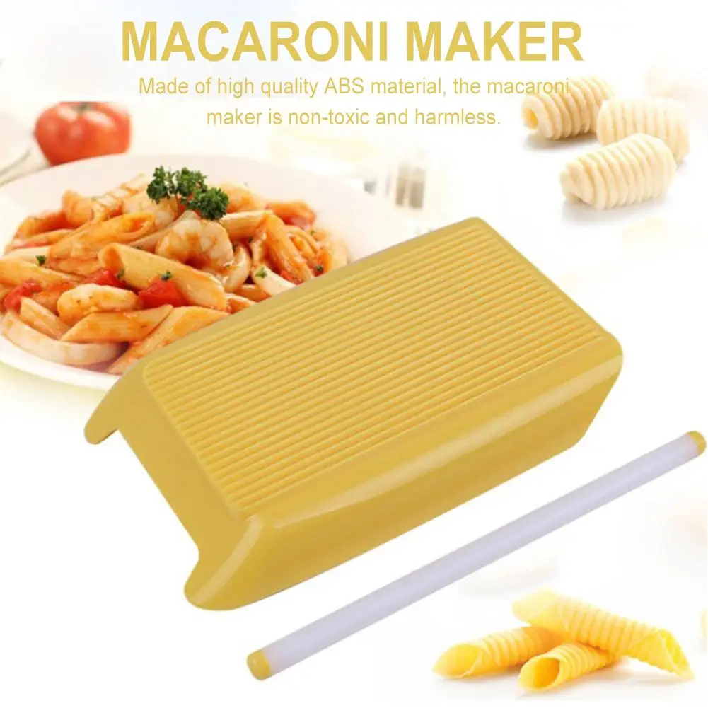 Plastic Pasta Macaroni Board Spaghetti Gnocchi Maker Rolling Pin Baby Food Supplement Molds Manual Kitchen Tool
Plastic Pasta Macaroni Board Spaghetti Gnocchi Maker Rolling Pin Baby Food Supplement Molds Manual Kitchen Tool
