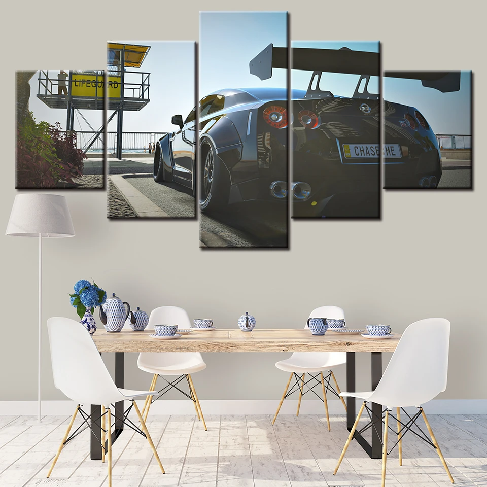 Modular Canvas Home Decor Frame Wall Art Pictures 5 Pieces Nissan Sports Car Painting For Living Room HD Printed Poster
Modular Canvas Home Decor Frame Wall Art Pictures 5 Pieces Nissan Sports Car Painting For Living Room HD Printed Poster