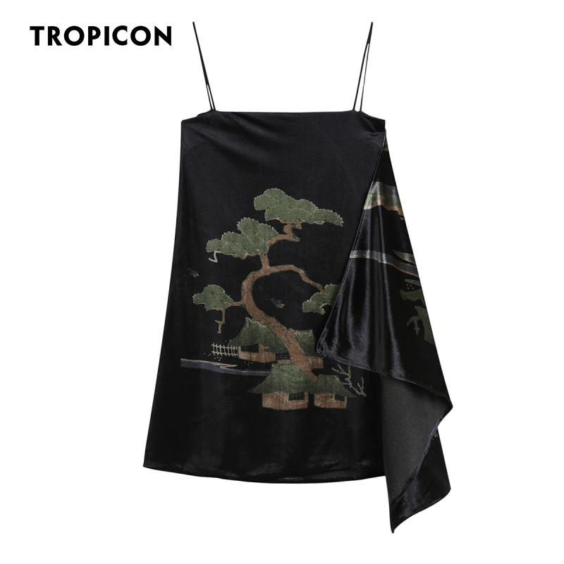 TROPICON Pine Velvet Black Summer 2021 Slip Dress Women Backless Mini Spaghetti Strap Cami Ladies Fashion Designer Dress
TROPICON Pine Velvet Black Summer 2021 Slip Dress Women Backless Mini Spaghetti Strap Cami Ladies Fashion Designer Dress