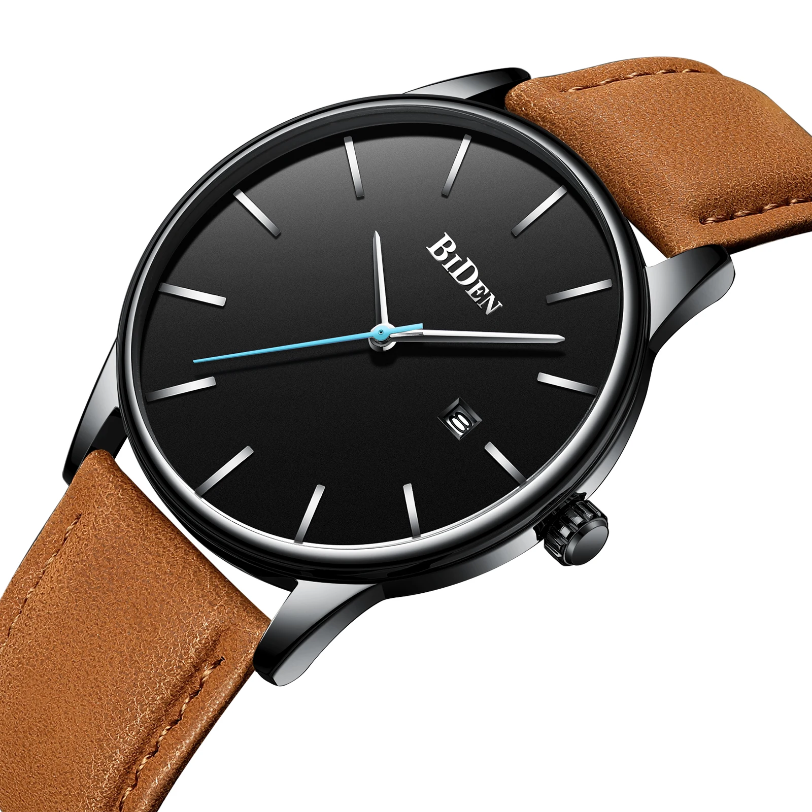 BIDEN Stylish Man Wristwatches Fashion Waterproof Mens Quartz Watches Genuine Leather Strap Top Brand Classic Design Male Clock
BIDEN Stylish Man Wristwatches Fashion Waterproof Mens Quartz Watches Genuine Leather Strap Top Brand Classic Design Male Clock