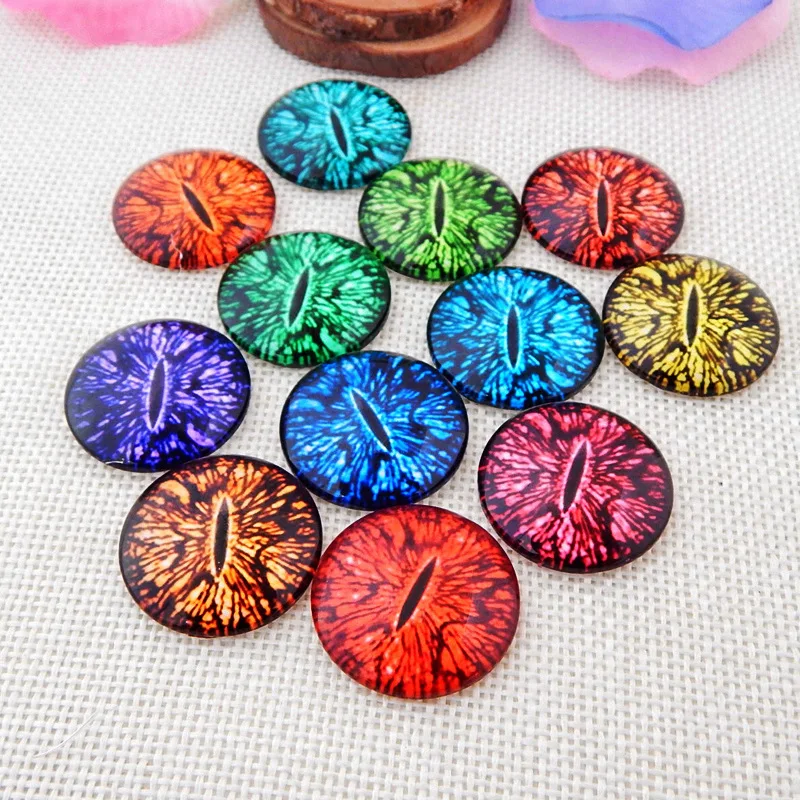 10 Pcs Color Pupil Pattern Round Glass Cabochon Necklace DIY Glass Patch Dome Flat Back Jewelry Findings Wholes Random Mix
10 Pcs Color Pupil Pattern Round Glass Cabochon Necklace DIY Glass Patch Dome Flat Back Jewelry Findings Wholes Random Mix