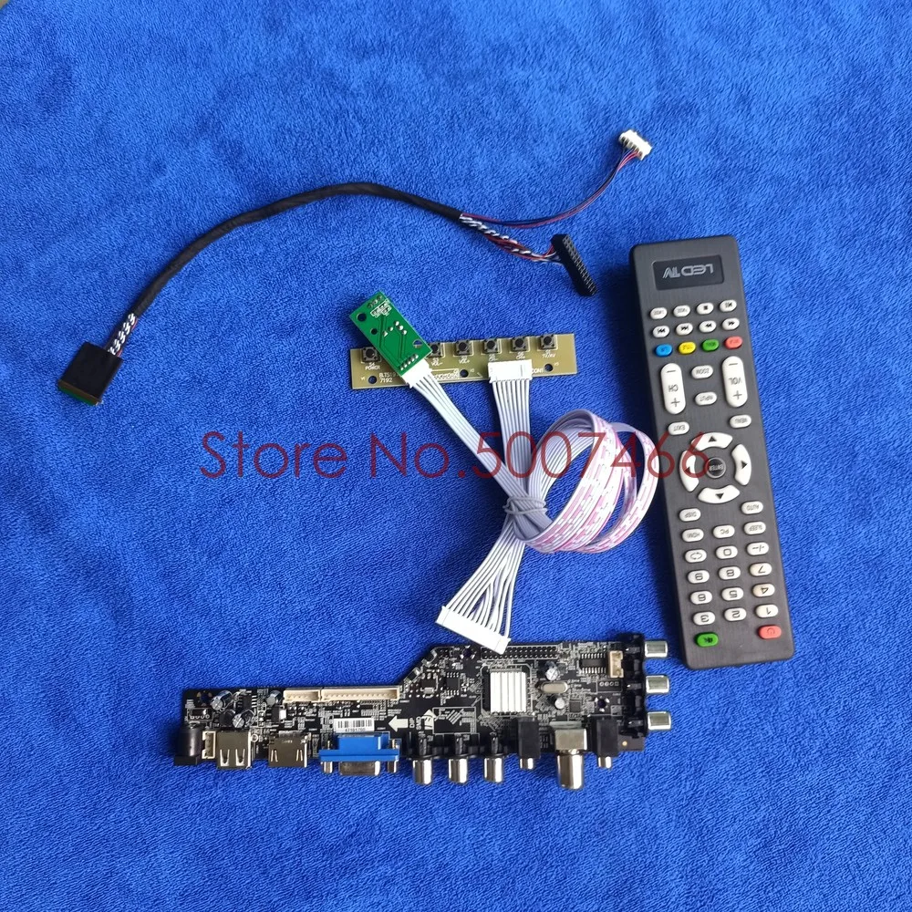 Fit M101NWN8 R0/R3 3663 TV digital signal 1366*768 screen universal AV VGA USB DVB 40 pin LVDS LCD Controller board Kit
Fit M101NWN8 R0/R3 3663 TV digital signal 1366*768 screen universal AV VGA USB DVB 40 pin LVDS LCD Controller board Kit