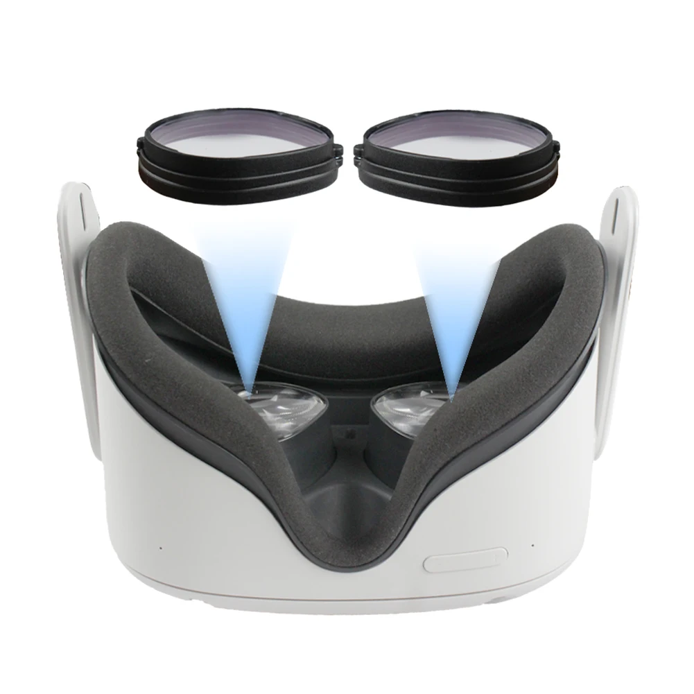 1pair Anti Blue Light Gaming Clip-on Magnetic Replacement Parts VR Lens Headset Relieve Fatigue Eyeglasses For Oculus Quest 2
1pair Anti Blue Light Gaming Clip-on Magnetic Replacement Parts VR Lens Headset Relieve Fatigue Eyeglasses For Oculus Quest 2