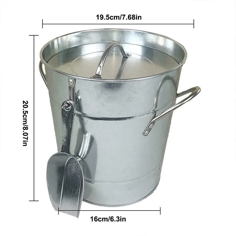 Double Layer Bucket Galvanized Bucket with Ices Shovel Party CANQ889
Double Layer Bucket Galvanized Bucket with Ices Shovel Party CANQ889