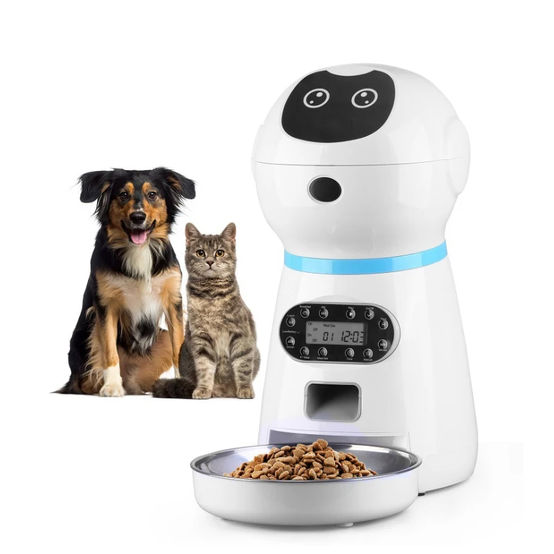 Plug Automatic Pet Feeders With Voice Record Stainless Steel Dog Food Bowl Auto Cat LCD Screen Timer Food Dispenser
Plug Automatic Pet Feeders With Voice Record Stainless Steel Dog Food Bowl Auto Cat LCD Screen Timer Food Dispenser