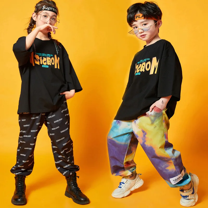 Kid Hip Hop Clothing Black Graphic Tee Oversized T Shirt Top Streetwear Letters Print Pants for Girls Boys Dance Costume Clothes
Kid Hip Hop Clothing Black Graphic Tee Oversized T Shirt Top Streetwear Letters Print Pants for Girls Boys Dance Costume Clothes