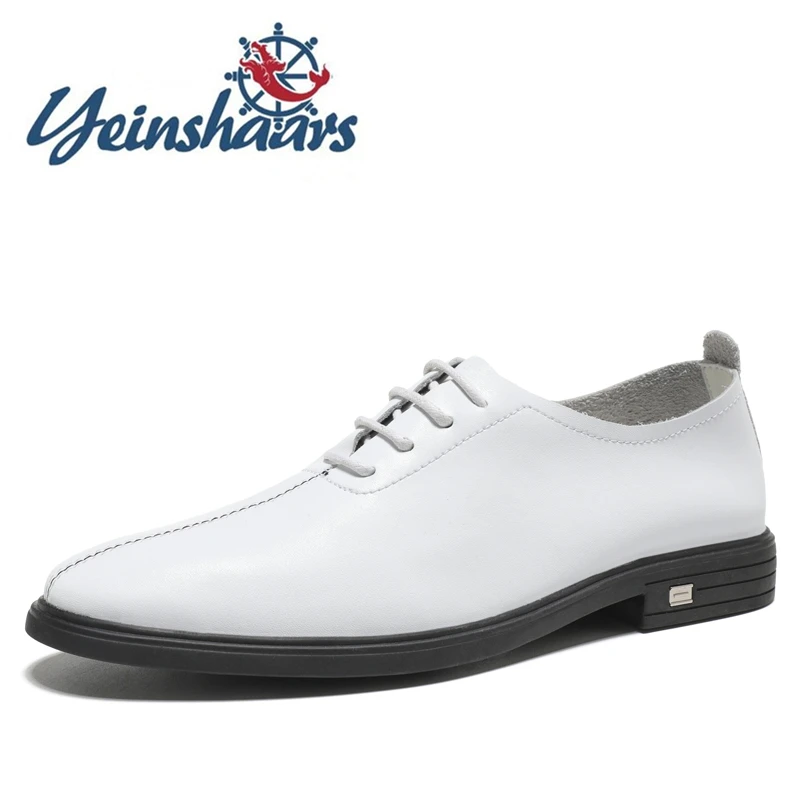 Mens White Dress Shoes Elegant Gentleman Oxford Business Wedding Formal Shoes For Men Brand Non-Slip Casual Footwear Top Quality
Mens White Dress Shoes Elegant Gentleman Oxford Business Wedding Formal Shoes For Men Brand Non-Slip Casual Footwear Top Quality