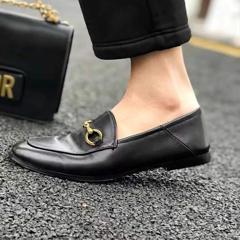 Корейский стиль, мягкая кожа, Современная обувь, повседневные женские туфли с круглым носком, искусственная кожа, обувь без задника 
Корейский стиль, мягкая кожа, Современная обувь, повседневные женские туфли с круглым носком, искусственная кожа, обувь без задника