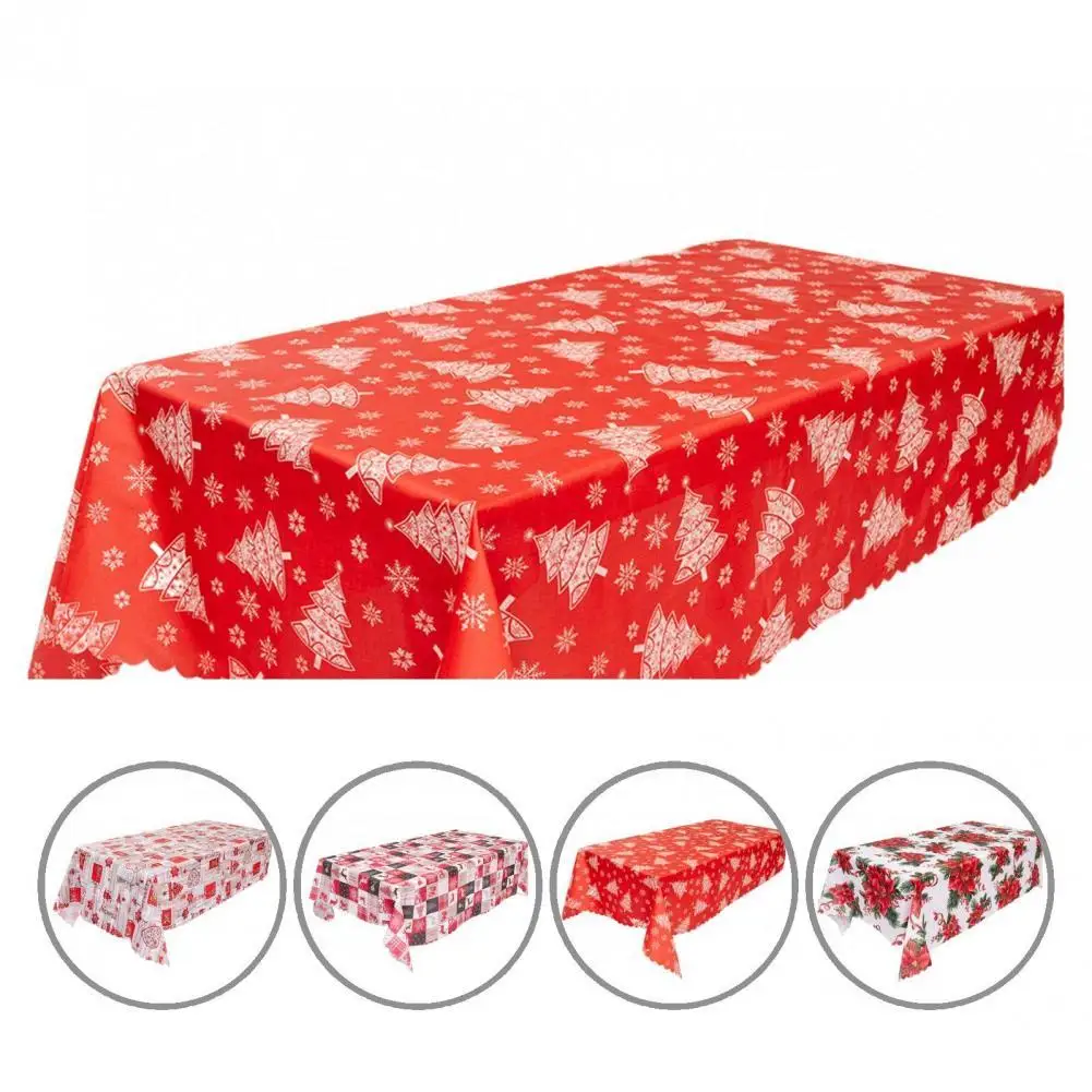Portable Reliable Rectangle Fabric Christmas Table Cover Lightweight Table Cover Decorative for Canteen
Portable Reliable Rectangle Fabric Christmas Table Cover Lightweight Table Cover Decorative for Canteen