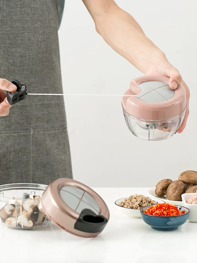 Домашний ручной измельчитель, мясорубка, многофункциональная кухонная утварь, измельчитель овощей, резак для продуктов
Домашний ручной измельчитель, мясорубка, многофункциональная кухонная утварь, измельчитель овощей, резак для продуктов