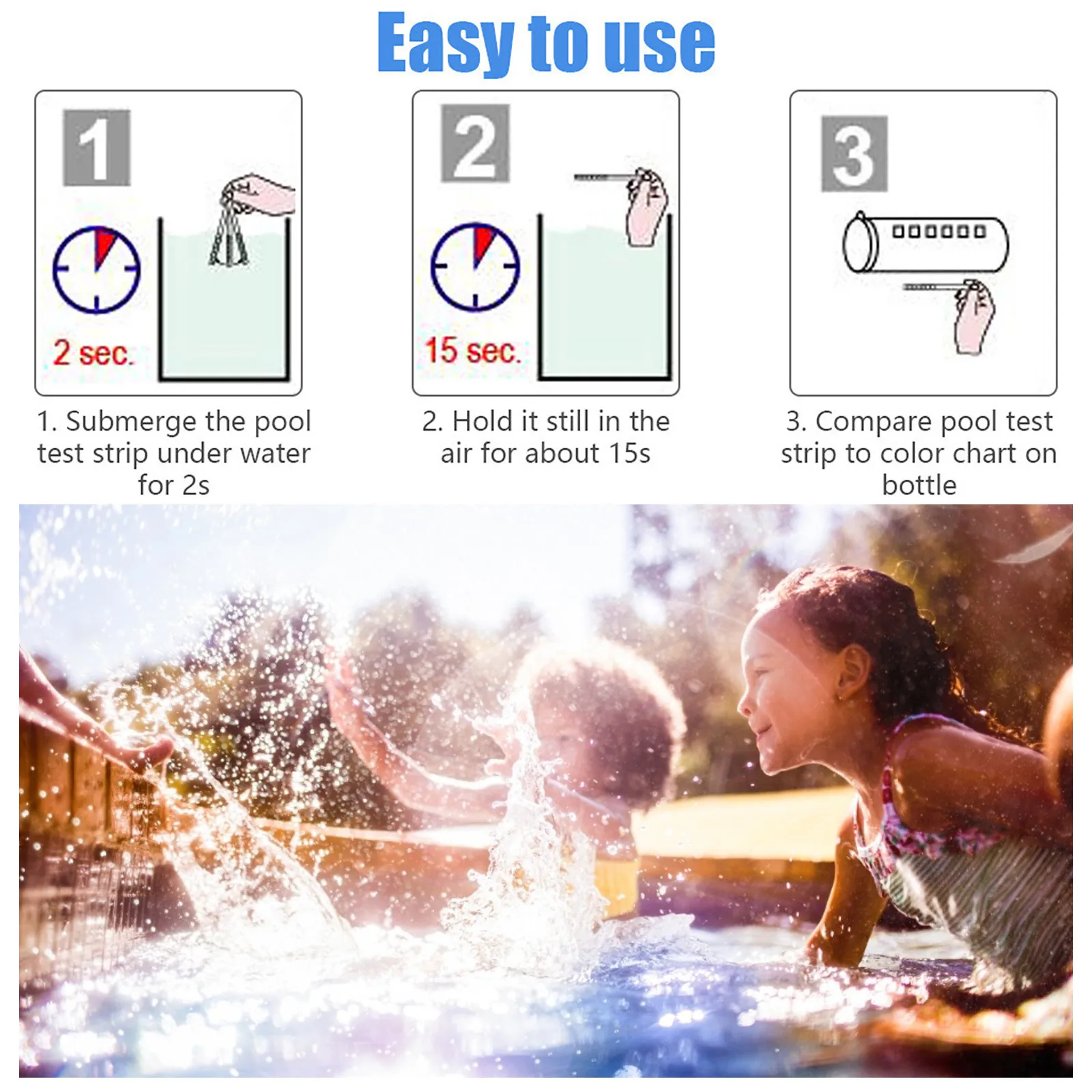 50pcs Chlorine Dip Test Strips Hot Tub Lay-z-spa Swimming Pool Ph Tester Paper Perfect Test Swimming Pool 2021 #W5
50pcs Chlorine Dip Test Strips Hot Tub Lay-z-spa Swimming Pool Ph Tester Paper Perfect Test Swimming Pool 2021 #W5