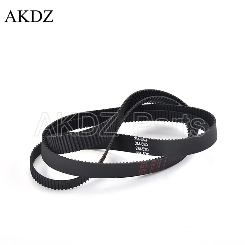 2MGT 2M 2GT Synchronous Timing belt Pitch length 530 width 6mm/9mm Teeth 215 Rubber closed
2MGT 2M 2GT Synchronous Timing belt Pitch length 530 width 6mm/9mm Teeth 215 Rubber closed
