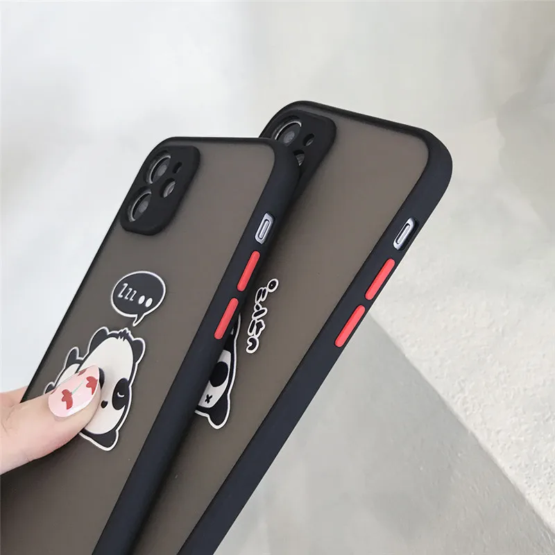 Cute Panda Colorful Button Phone Case For iPhone 11 12 Pro Max Mini 7 8 Plus XR X XS MAX SE 2020 Soft Silicone Matte Clear Cover
Cute Panda Colorful Button Phone Case For iPhone 11 12 Pro Max Mini 7 8 Plus XR X XS MAX SE 2020 Soft Silicone Matte Clear Cover