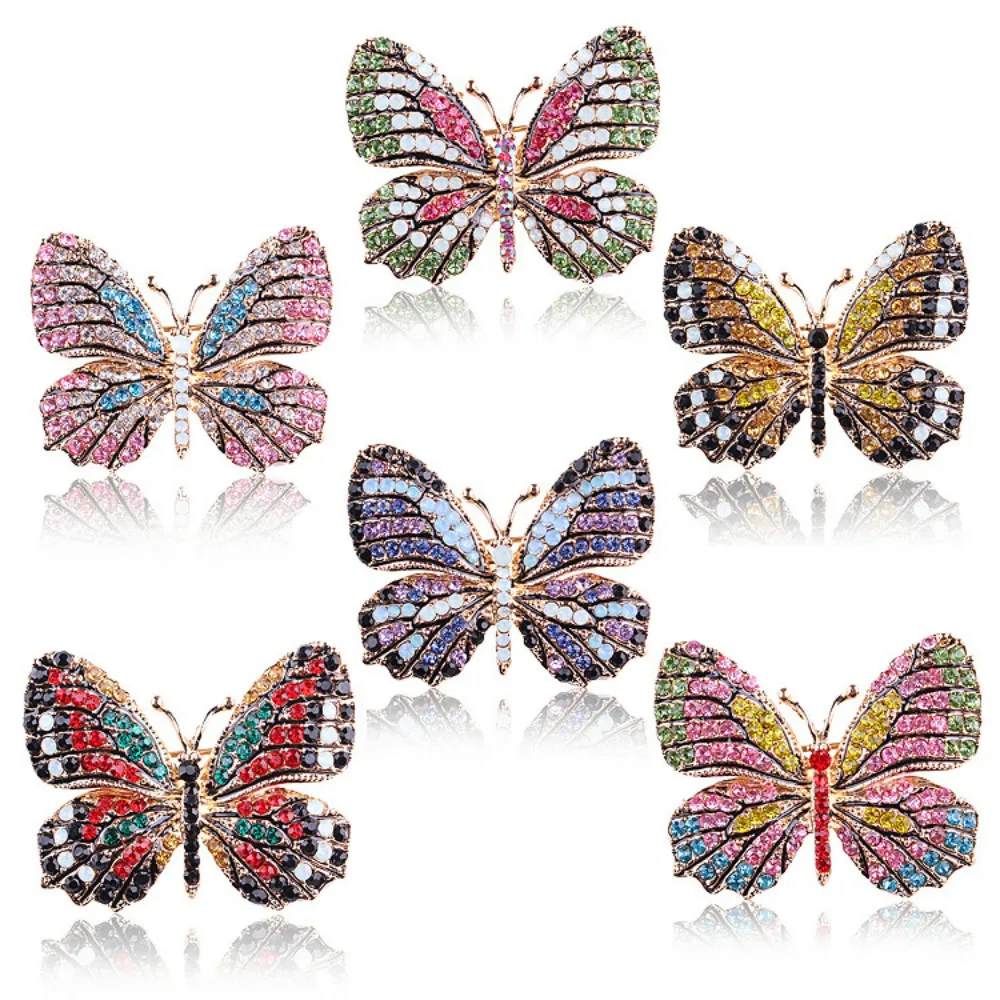 Rhinestone Butterfly Brooches For Women Cute Insect Brooch Pin Crystal Jewelry Men Badge Gift Banquet Party Clothing Accessories
Rhinestone Butterfly Brooches For Women Cute Insect Brooch Pin Crystal Jewelry Men Badge Gift Banquet Party Clothing Accessories