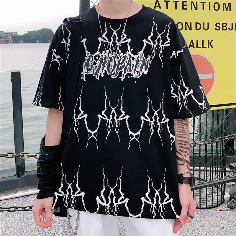 2022 New Short Sleeve Men's T-Shirts Korean Style Lucky Printed T shirts Summer Hip Hop Casual Tops Tees Streetwear
2022 New Short Sleeve Men's T-Shirts Korean Style Lucky Printed T shirts Summer Hip Hop Casual Tops Tees Streetwear