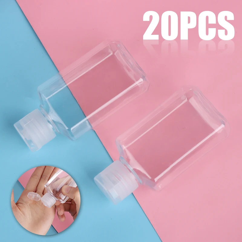 20Pcs 60ml Refillable Bottle Travel Clear Empty Sanitizer Container For Shampoo Cosmetic Lotion Storing Dispense Bottle Portable
20Pcs 60ml Refillable Bottle Travel Clear Empty Sanitizer Container For Shampoo Cosmetic Lotion Storing Dispense Bottle Portable