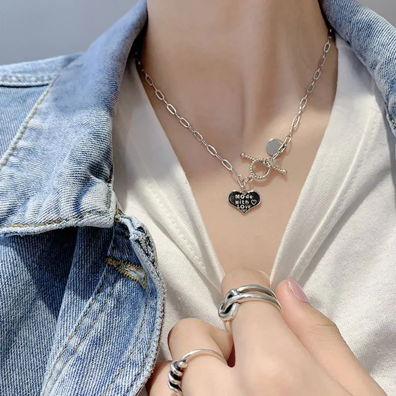 Женское Ожерелье из стерлингового серебра S925 пробы с надписью Love, простое ожерелье до ключиц светильник легкие Роскошные ювелирные изделия...
Женское Ожерелье из стерлингового серебра S925 пробы с надписью Love, простое ожерелье до ключиц светильник легкие Роскошные ювелирные изделия...