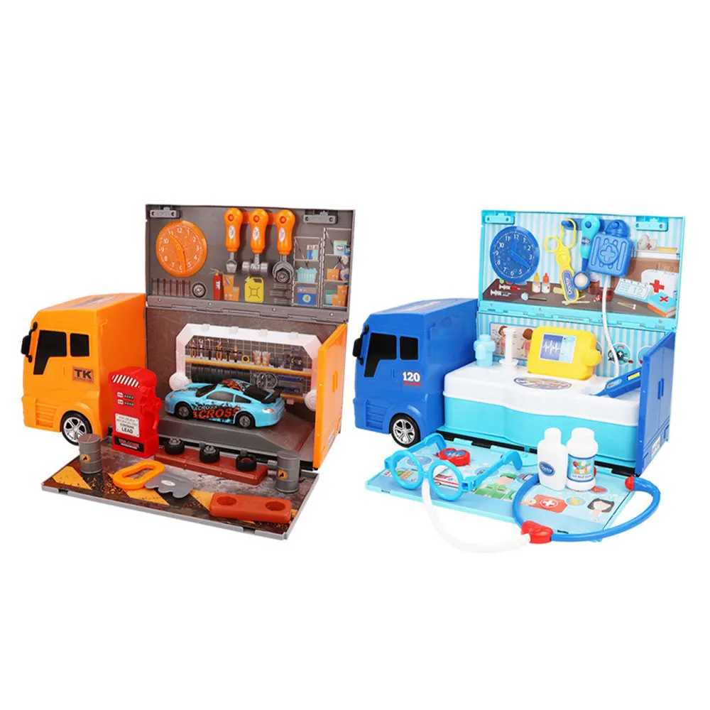 33 PCS Food Truck Playset for Kids Kitchen Car with Simulation Cooking Food Lights Sounds Kitchen Accessories Set for Boys Girls
33 PCS Food Truck Playset for Kids Kitchen Car with Simulation Cooking Food Lights Sounds Kitchen Accessories Set for Boys Girls