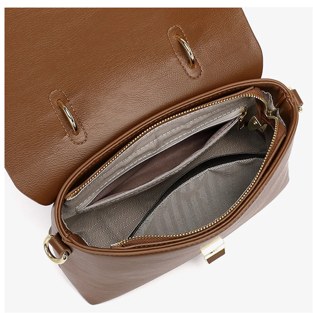 Fashion Ribbon Design Women's Shoulder Bag High Quality PU Leather Women Messenger Bags Solid Color Designer Ladies Handbag Sac
Fashion Ribbon Design Women's Shoulder Bag High Quality PU Leather Women Messenger Bags Solid Color Designer Ladies Handbag Sac