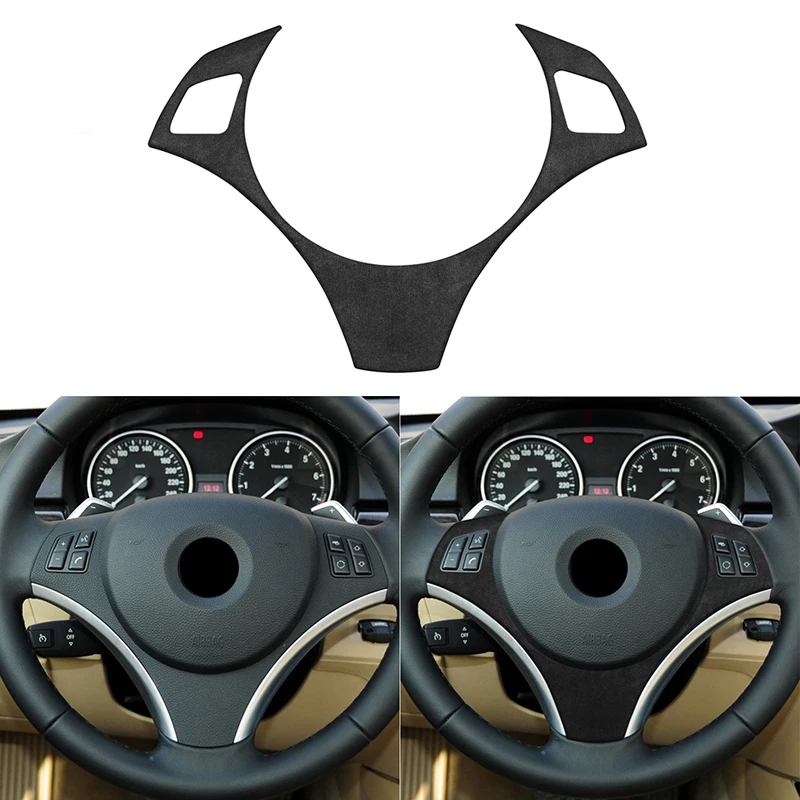 Suede Car Accessories Interior Steering Wheel Decoration Cover Trim Stickers for BMW 1 Series 2007-11 3 Series 2005-12 Styling
Suede Car Accessories Interior Steering Wheel Decoration Cover Trim Stickers for BMW 1 Series 2007-11 3 Series 2005-12 Styling